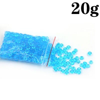 20g Bunte Perle Kugeln Hinaus Für Schleim Spielzeug Handwerk Fisch Tank Füllstoff Für Charms Hand Gum DIY Dekor Für kid Zubehör Liefert: 20g Blue