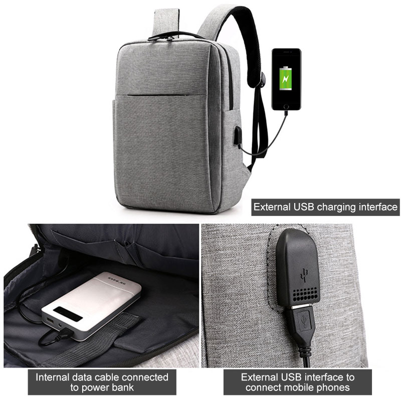 Usb Heren Rugzak Laptop Vrouwen Rugzak Mannen Schoudertas Mannen Rugzak Reizen Mannelijke Leisure Rugzak Mochila Business Rugzak