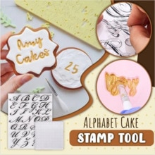 Alfabet Cake Stempel Tool Cookie Cutter Stamp Press Decorating Fondant Sugarcraft Cutter Gereedschap Cake Diy Gereedschap