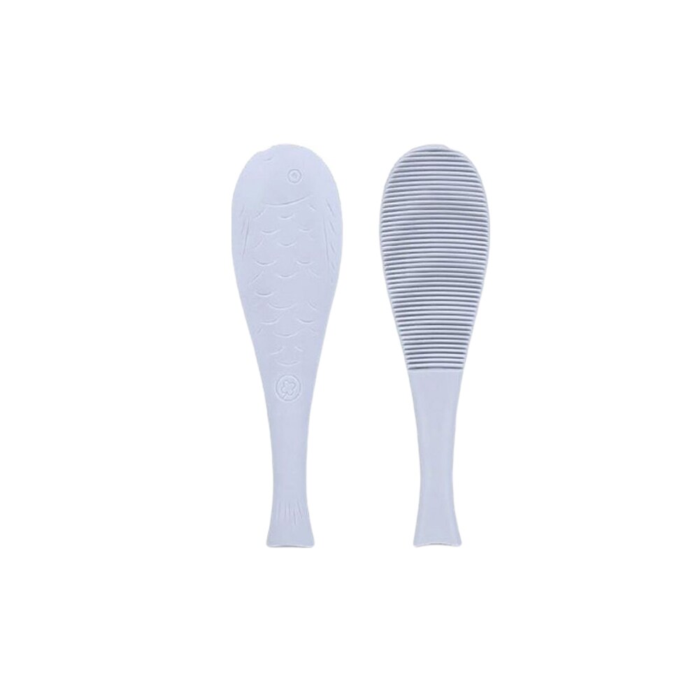 Jouet de peigne de langue de chat de forme de poisson pour des outils quotidiens de soin de cheveux d'animal familier 2-en-1: Gris