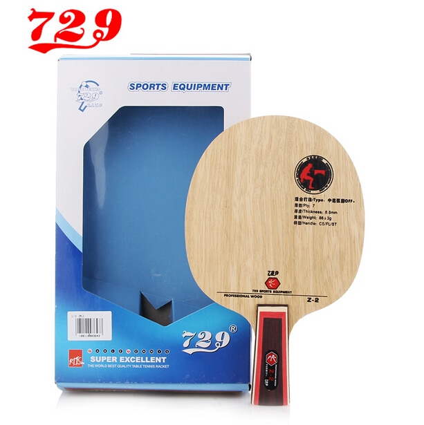 RITC 729 Friendship Z-2 (Z2, Z 2) Wood OFF-- Table Tennis Blade for PingPong Racket