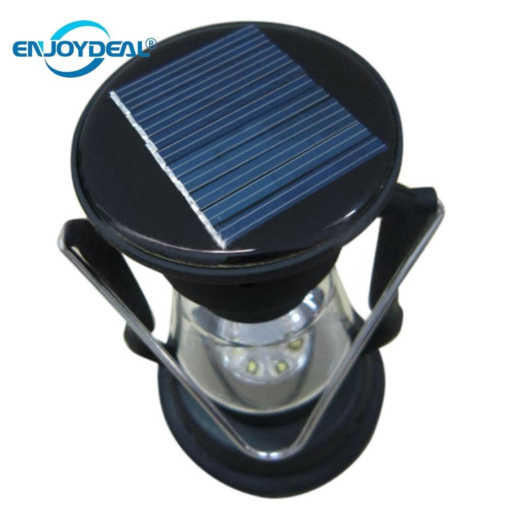 Portable Solar Powered Hand Crank LED Camping Lamp Light Outdoor Rechargeable Camping Tent Light Lanterna