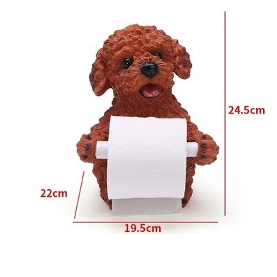 Cute Elephant Monkey Desktop Stand Home Towel Rack Toilet Roll Holder Restaurant Kitchen Toilet Paper Holder R2051: Red