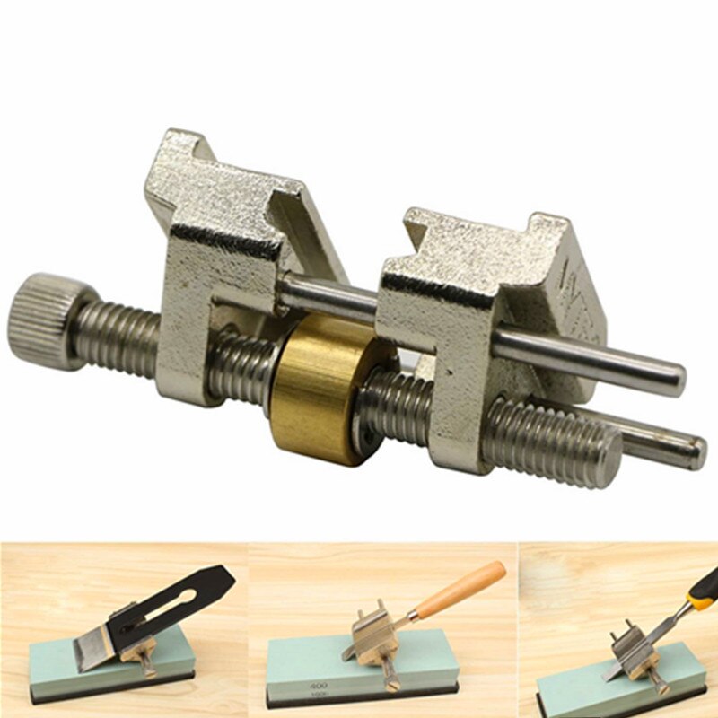 Brass Sharpener Fixed Angle Sharpener For Wood Chisel Planer Blade Multifunction Chisel Edge Planer Sharpening Wood Hand Tool