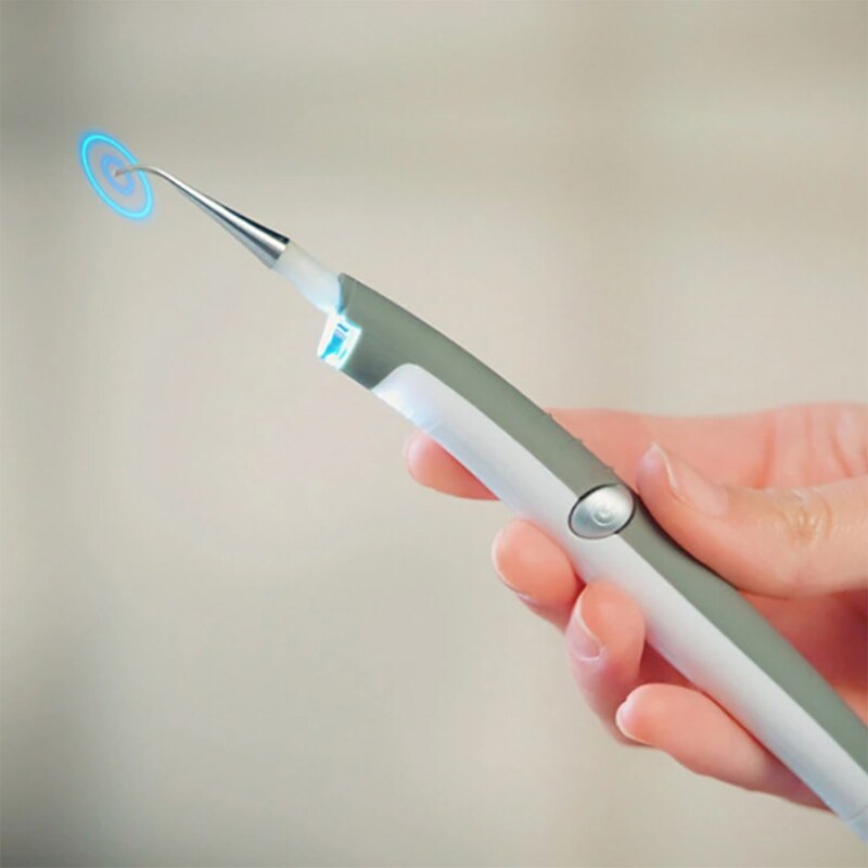 3000 Schall- vibrationen elektrische Munddusche Ultra Schall- Zahn reiniger mit LED-leuchten entfernen zahnstein Polieren Vibration: benutzen Batterie
