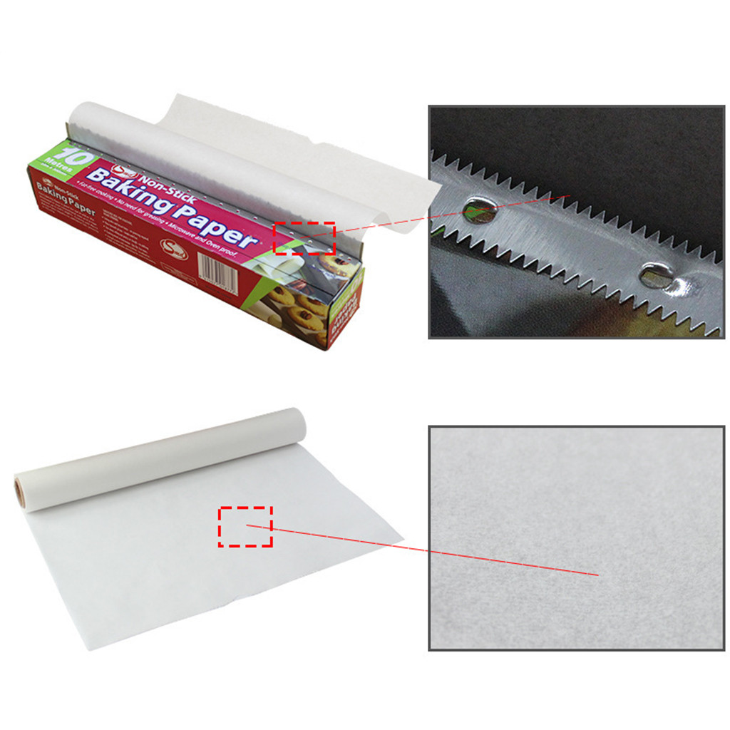 Oven oil paper 5M 10M 35M Baking Paper Parchment Paper Rectangle Baking Sheets for Bakery BBQ Party