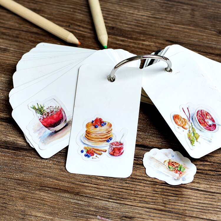 46 pcs Delicious food Sushi Decoration Adhesive Stickers Diy Cartoon Stickers Diary Sticker Scrapbook Kawaii Stationery Stickers