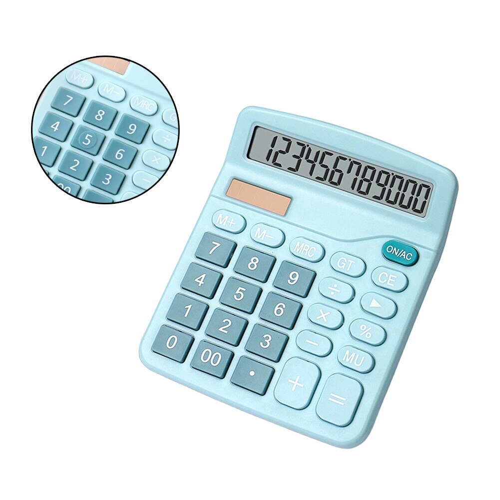 12 Digits Electronic Calculator Large Screen Desktop Calculators Home Office School Calculators Financial Accounting Tools
