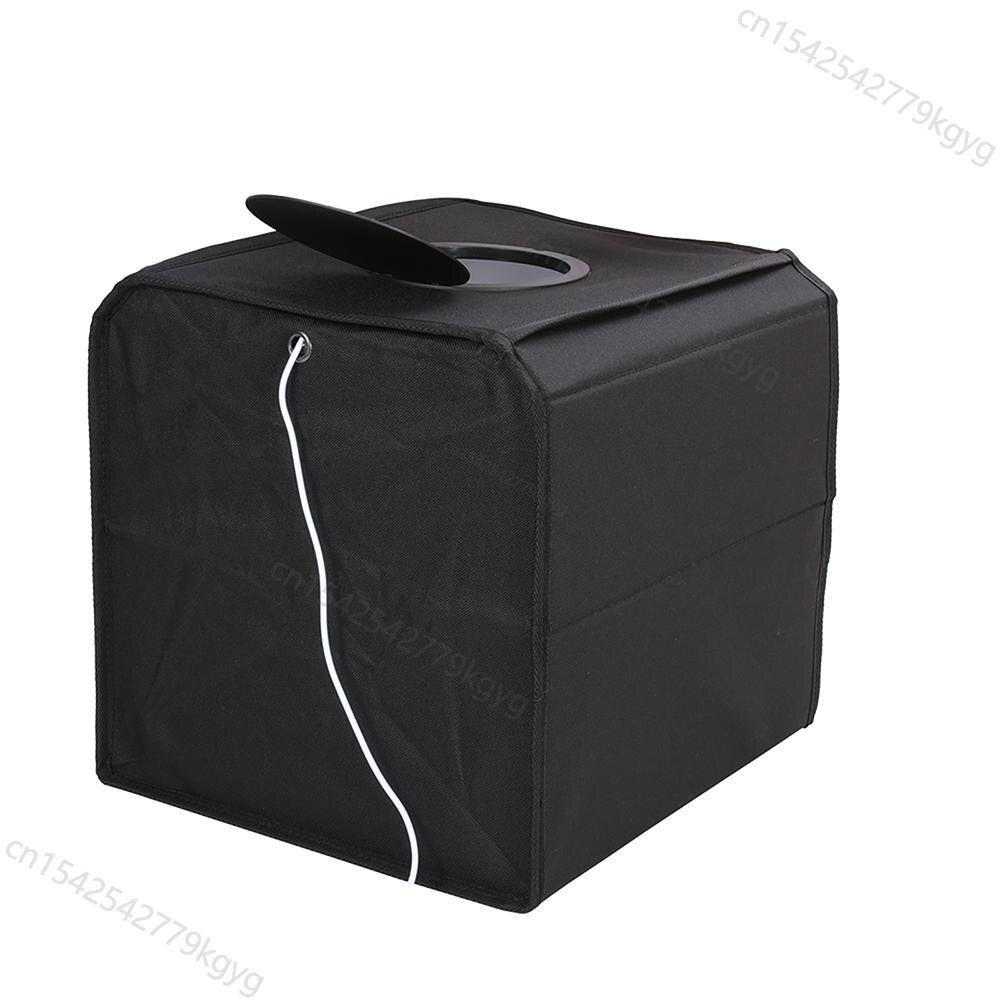Mini Foto Studio Lightbox 25/30/40Cm Draagbare Led Licht Fotografie Softbox Met 6 Kleuren Achtergronden Vouwen schieten Tent Box