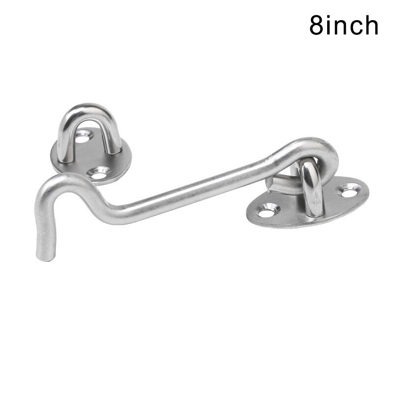 Cabin Hook Eye Latch Stainless Steel Hardware Hook Gate Door Swivel Window Hogard NO29