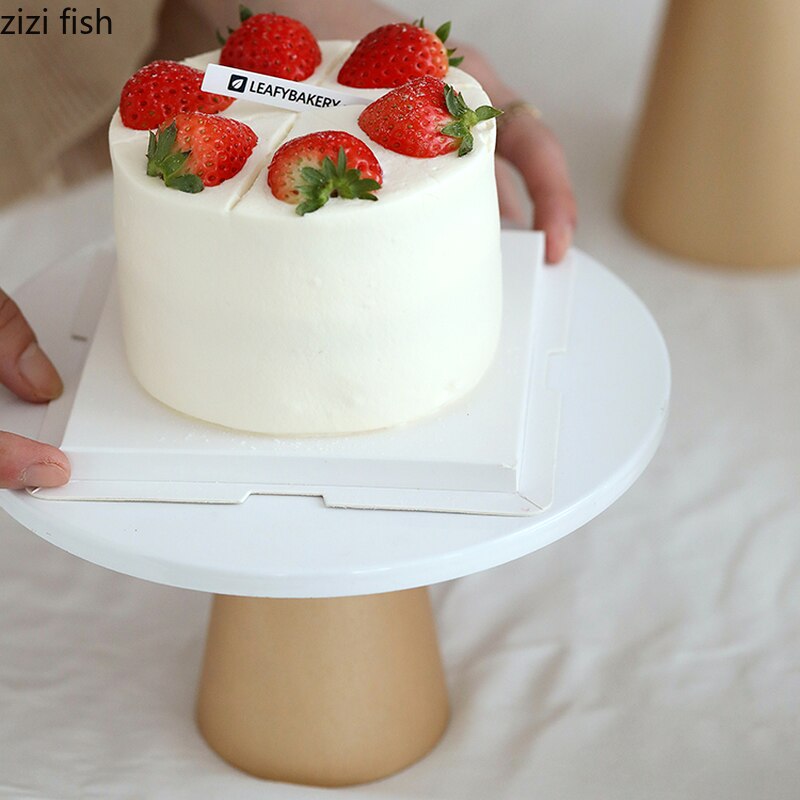 Grande assiette à gâteau en métal, grand support pour Dessert de mariage, assiette à Dessert ronde, accessoires de tournage, décoration de bureau pour la maison
