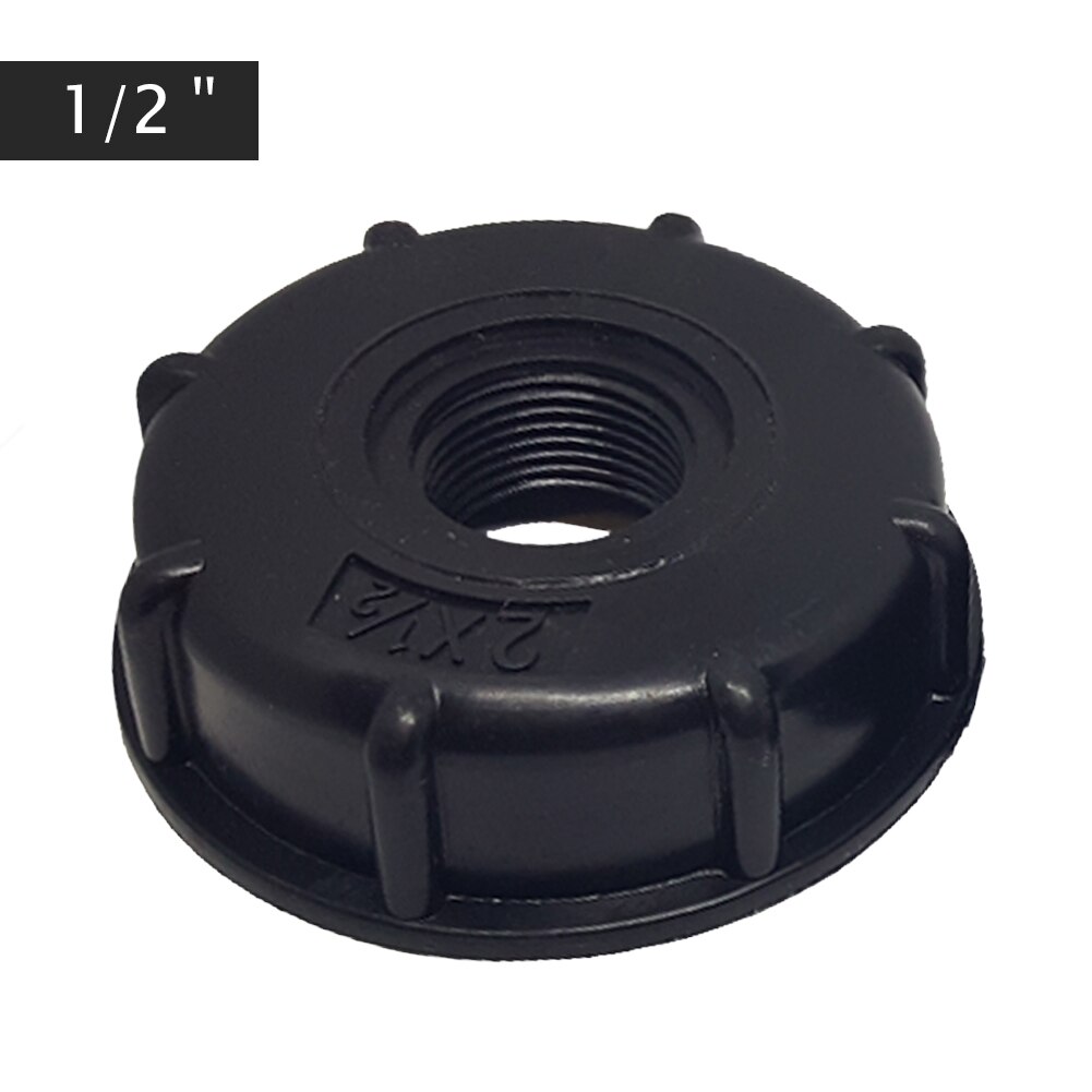 1000L IBC Tank Adapter Plastic IBC Tote Tank Connector Fitting Ton Barrel Accessories Black: F