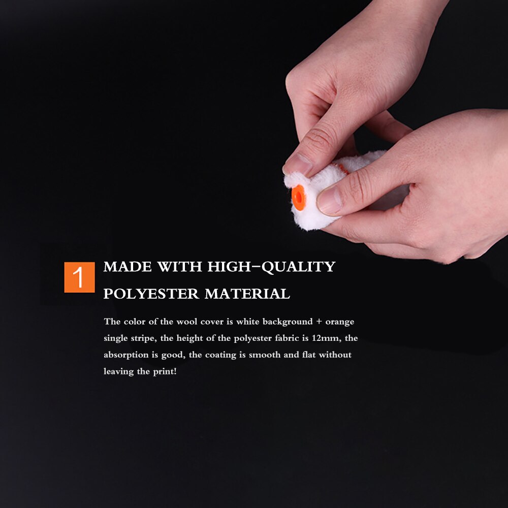 Multifunctional Paint Roller 4 Inch Mini Paint Roller Kit Foam Paint Roller Roller Home Repair Painting