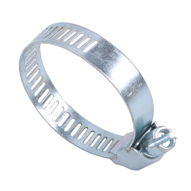 34Pcs Carbon Steel Drive Hose Clamp Tri Clamp Adjustable Fuel Line Pipe Worm Gear Clip Tube Fasterner Spring Clamp