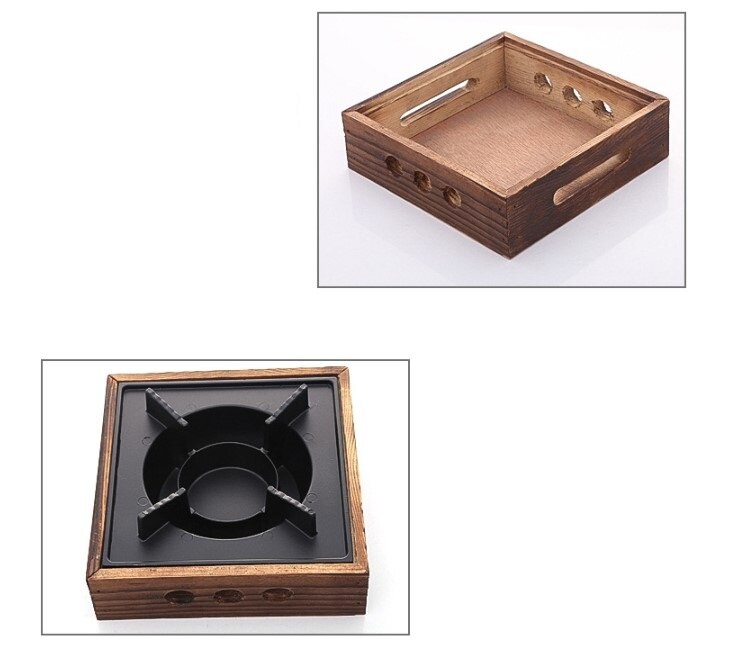 Parrilla portátil de hierro fundido para barbacoa, mini parrilla bbg para mesa superior, estufa de barbacoa, teppanyaki, para Hotel, restaurante, familia, Sin