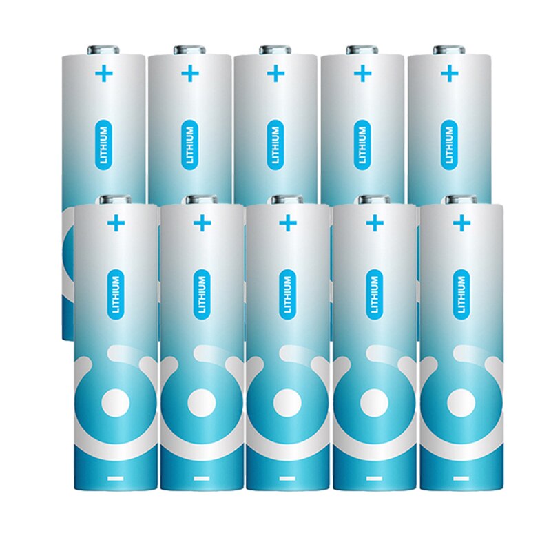 10PCS 1.5V AA Lithium battery 3000mah NICE LR6 AM3 LiFeS2 dry cell NOT rechargeable for camera toys electric shaver toothbrush