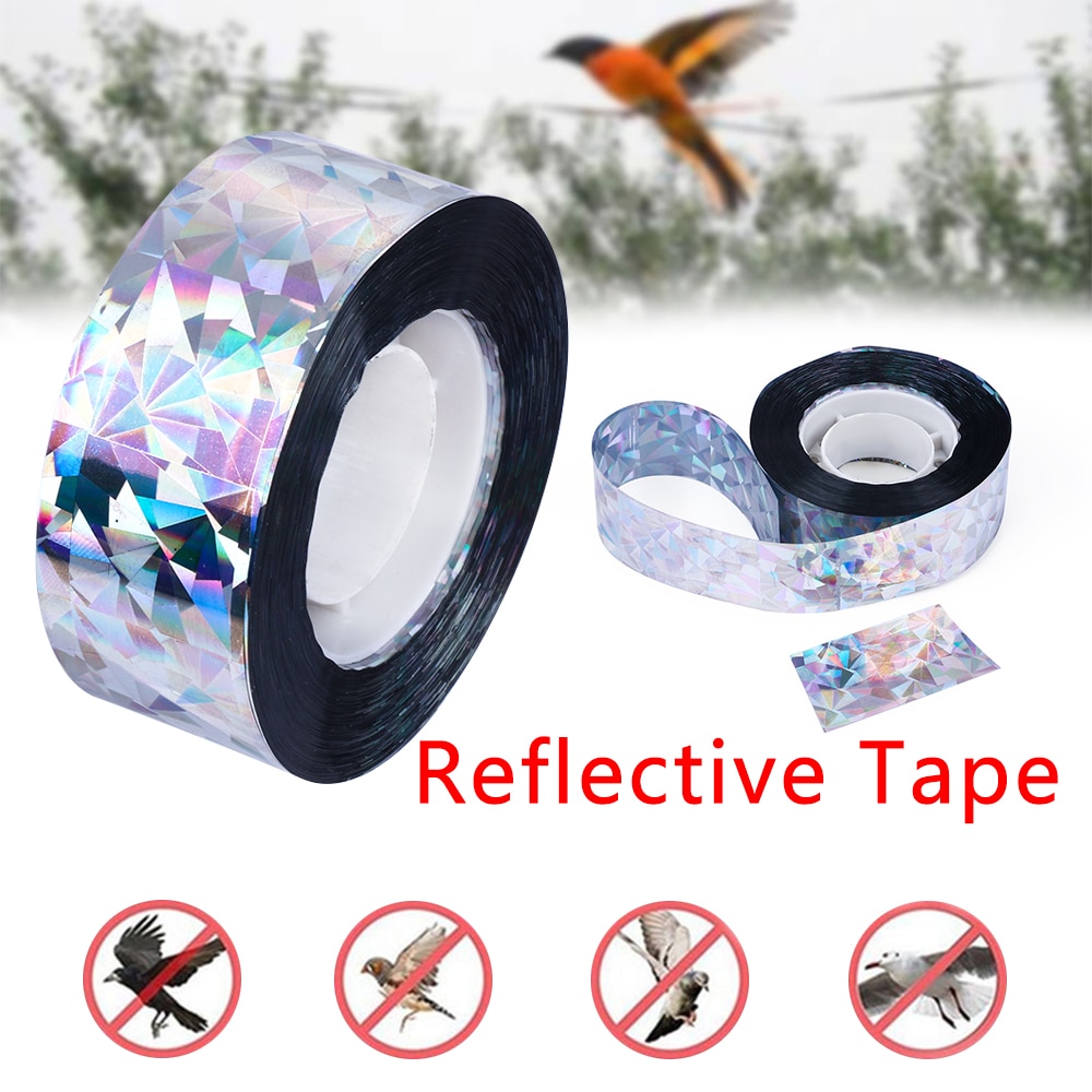 Anti Bird Tape Anti Bird Belt Bird Scare Tape Realistic Lawns Outdoors Crop Anti-bird Ribbon Garden Supplies