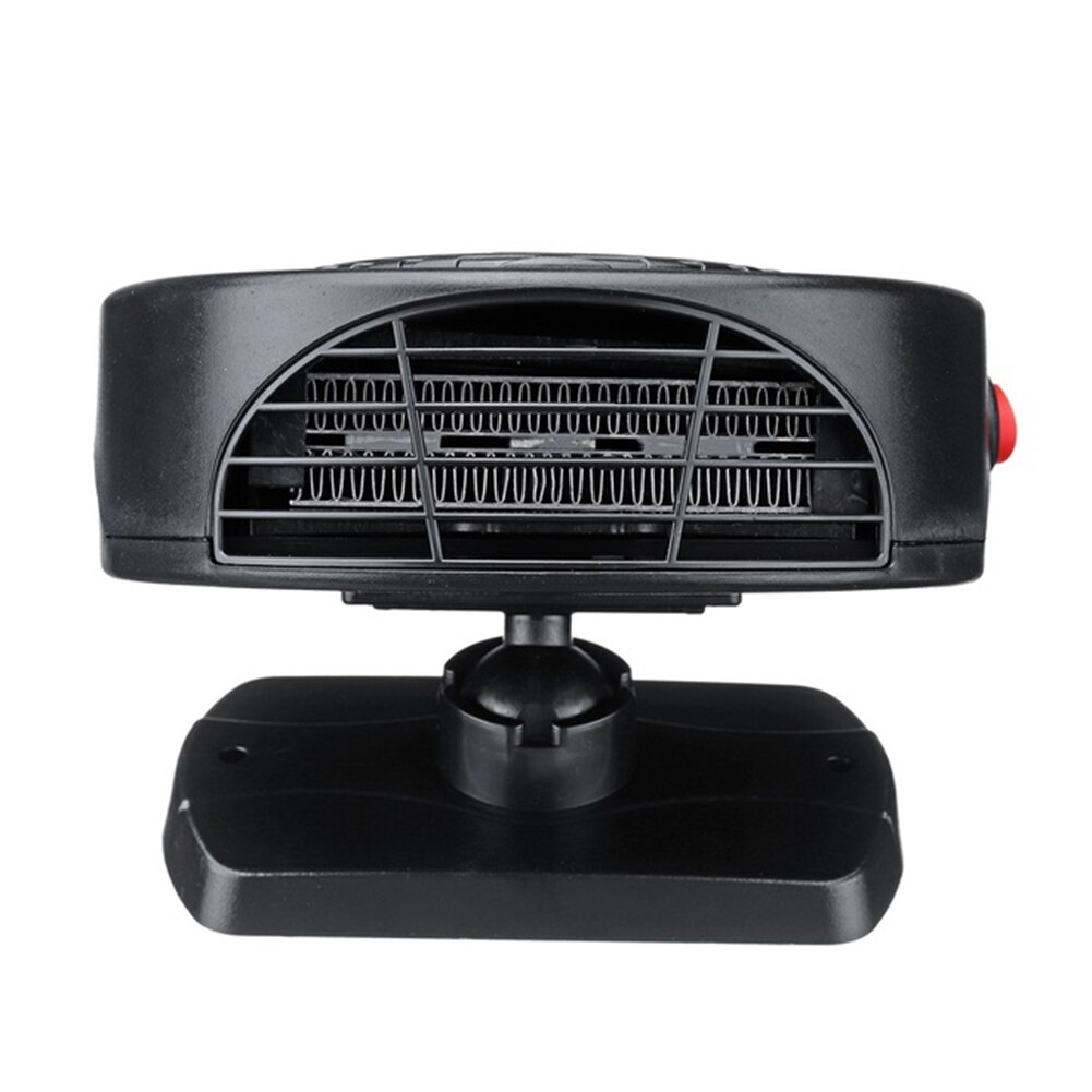 12/24V 150W 360 Degree Rotating Bracket Portable Car Truck Van Fan Heater Windshield Window Demister Defroster Energy Saving