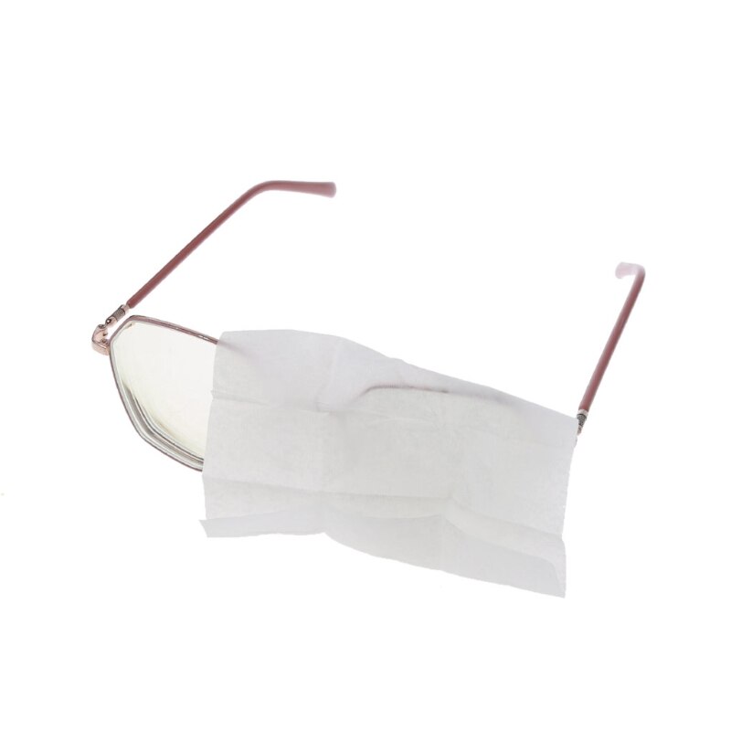 30pcs Glasses Anti-Fog Wet Wipes Pre-moistened Antifog Lens Wipe Individually Wrapped Disposable Defogger Eyeglass Wipes