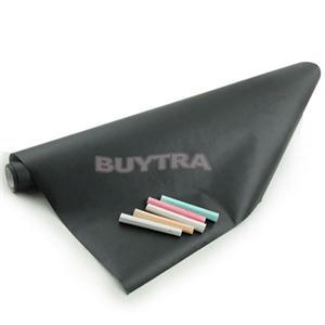 45CM x 200CM amovible tableau de craie tableau noir autocollants Art tableau d'apprentissage bureau tableau d'affichage tableau d'affichage