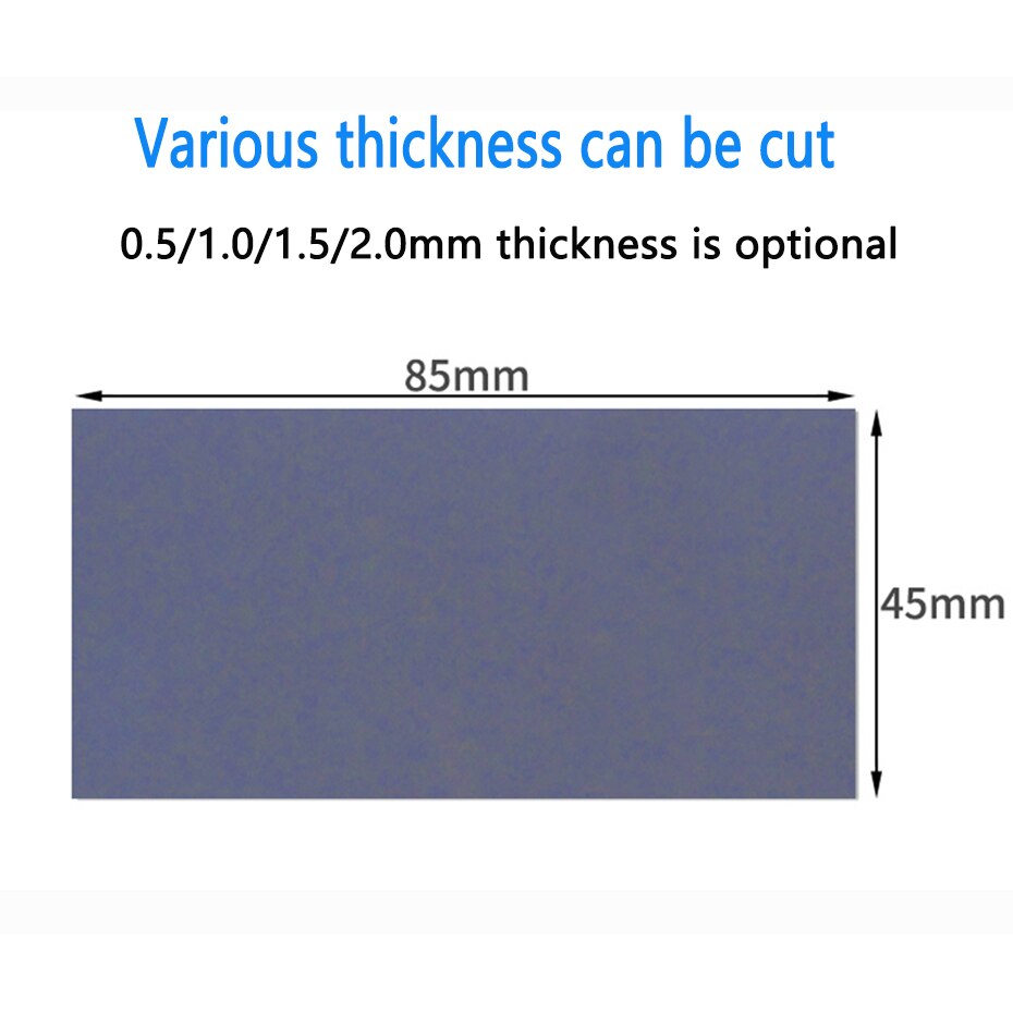 Almohadilla térmica Thermalright ODYSSEY 85x45mm 0,5mm/1,0mm/1,5mm/2,0mm, conducción de calor, no es una conducción eléctrica, tarjeta GPU, alfombrilla de refrigeración