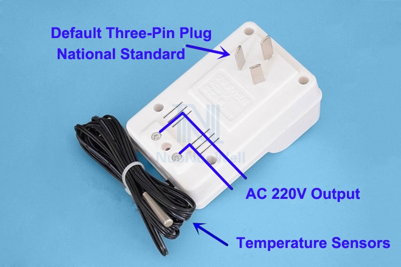 Kasvihuone lastentarha älykäs lämpötilansäädin  ac 220v diy ilma/maaperä lämmitys kaapeli akvaario termostaatti talvi
