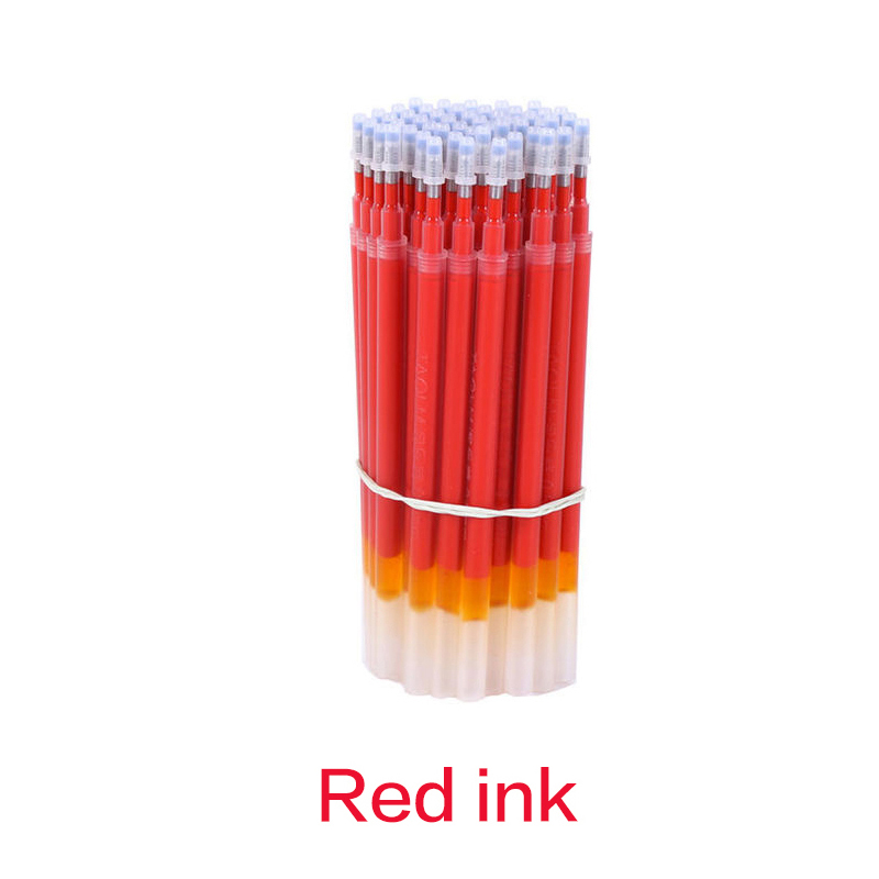 Stylo Gel de grande capacité pour Signature, calligraphie, écriture manuscrite, noir, bleu, rouge, stylo à bille 1.0 0.7 0.5 NibFor Business: jaune clair / Rouge