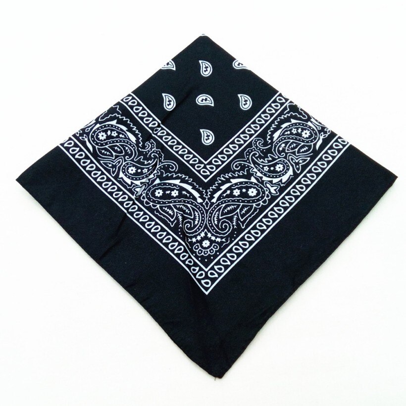 Tout pour pêche écharpe unisexe hommes femmes Bandana bandeau Cowboy Biker chapeau de sport tête enveloppement extérieur écharpe pour vêtements de pêche: Black