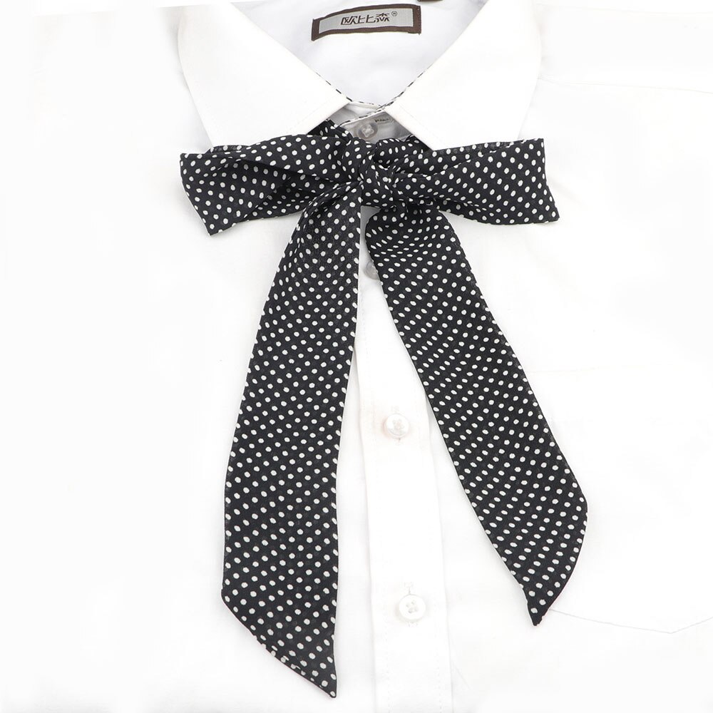 ¡Oferta! 1 lazo de seda para mujeres y niñas, lazos de gasa Lithe, lazos de mariposa a rayas, corbata Vintage, accesorios para el cuello: 3