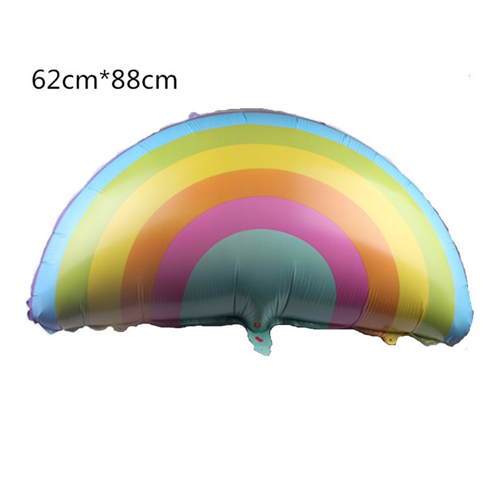 Karikatur Hütte Nette Regenbogen Einhorn katze ballon Party dekoration Folie Ballons Ebene thema Baby Mädchen partei liefert spielzeug Hütte: 3