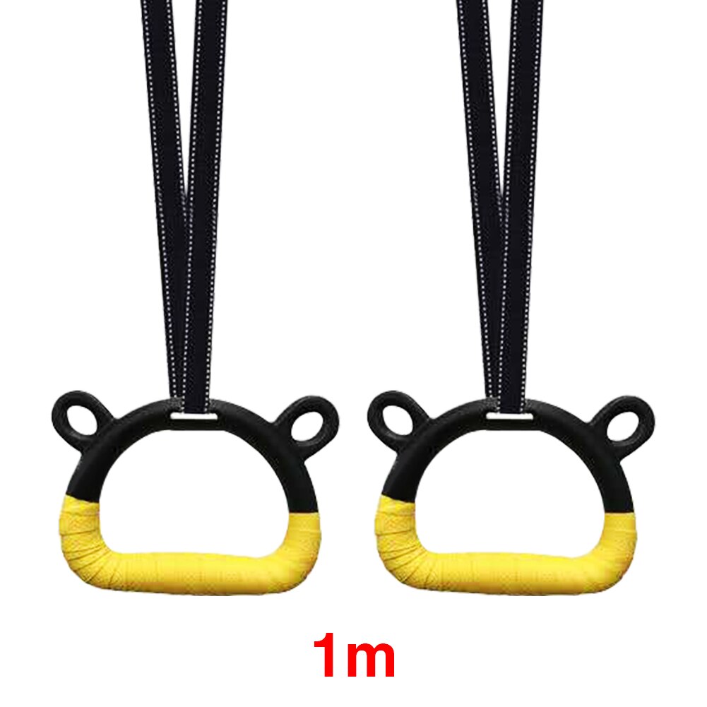 Adjustable Strap Children Fitness Ring Bodybuilding Training Equipment Strengthen Muscle Playground Home Non Slip Gym Gymnastics: 1m