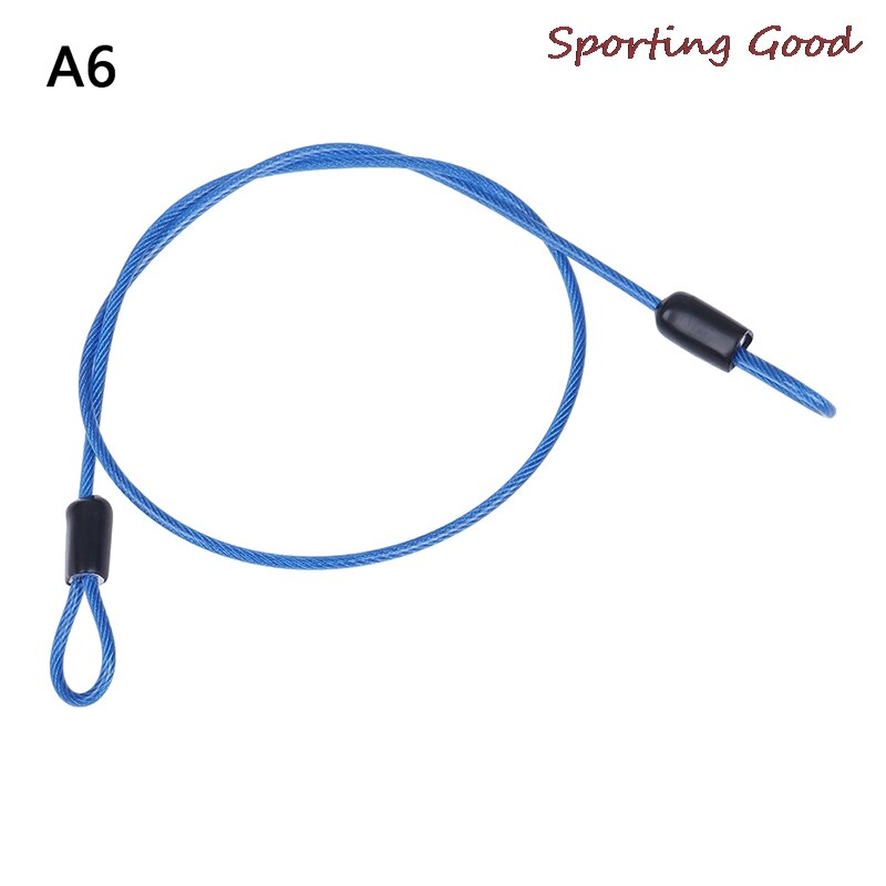 Safety Cable Steel Wire Rope 50cm For Outdoor Sports Bike Lock Guard Security Luggage: A6