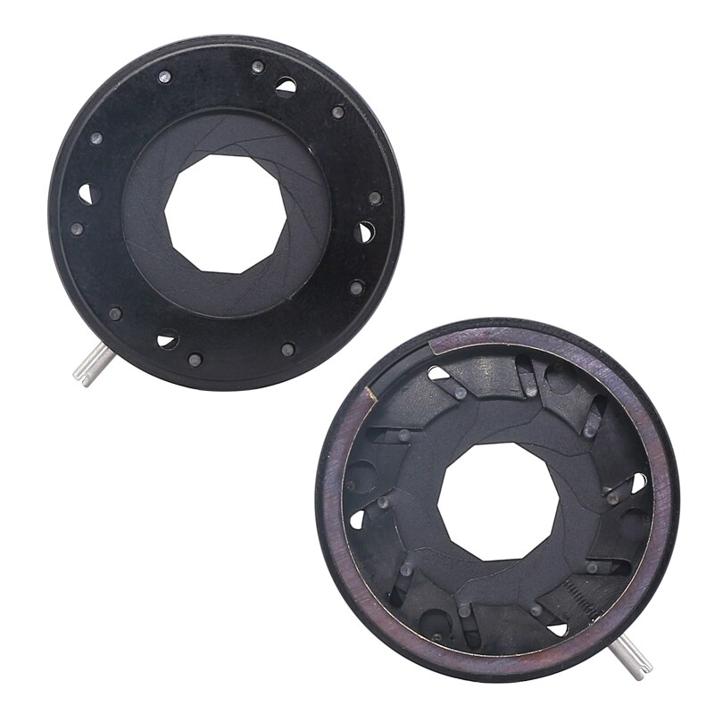 1.5-18.7 mm Aperture Diameter Zoom Iris Diaphragm Aperture Condenser for Microscope Camera CCTV Lens Optical Instrument 10 Blade