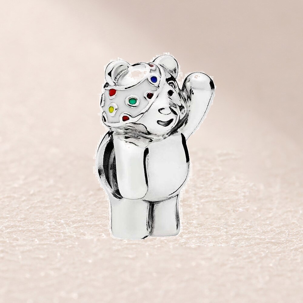 Fahmi Popular 100% 925 Sterling Silver Rose Gold Charm Beads22 Original Jewellery For Women Party Wedding: 796255ENMX