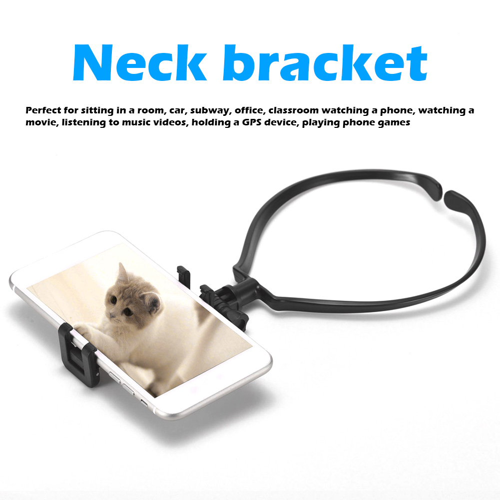 Wearable Hals Telefoon Houder Pov Fotograferen Vlog Mount Wearable Mount Statief Flexibele Hals Houder Voor Iphone Samsung