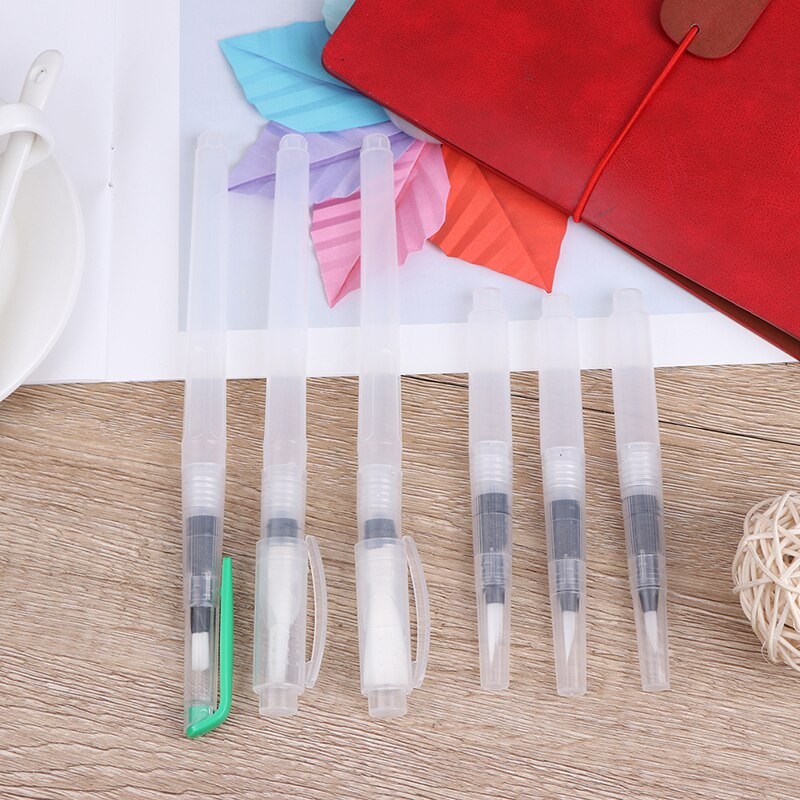 Genopfyldelig pensel vandfarvebørste blød akvarel pensel blæk pen til maling kalligraf tegning kunstforsyninger