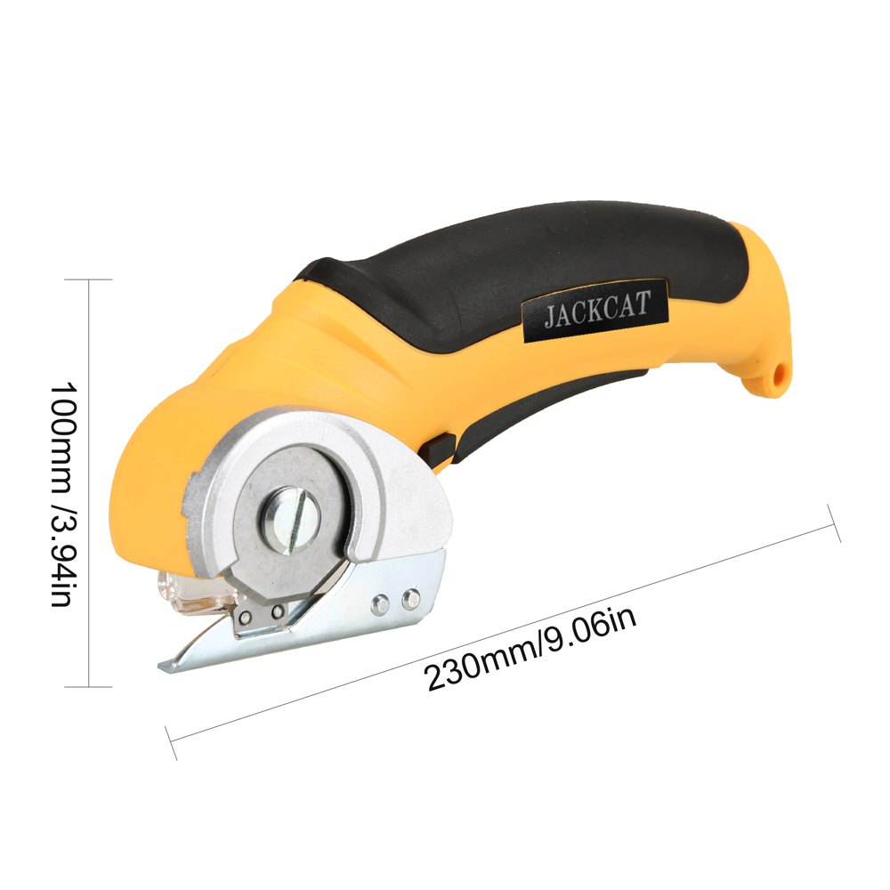 6mm Elektrische Schere Schneiden Dicke Stoff Schneiden Maschine Pappe Leder Kunststoff Trimmer Elektrische rotierend Tuch Cutter