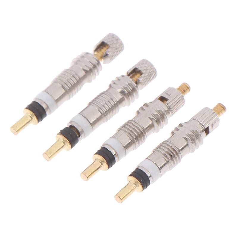2 Stuks Zilver Fiets Ventiel Stem Presta Stijl Ventiel Kern Voor Tubeless Racefiets Mtb Bike Fren Voor fiets Mtb/Racefiets