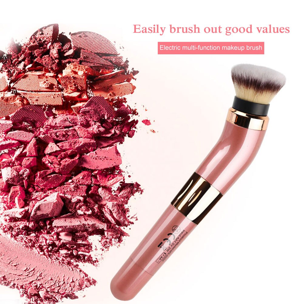 Electric Automatic Makeup Brushes 360 Degree Rotating Cosmetics Blushes Foundation Blending Cosmetic Make Up Brush