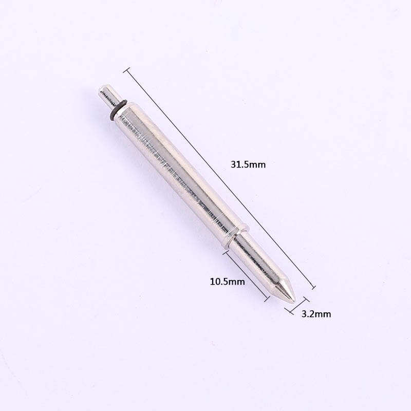 50Pcs Pointed Positioning Pin (GP-1S) Nickel Plated Spring Thimble Elastic Positioning Pin Electronic Use Accessories