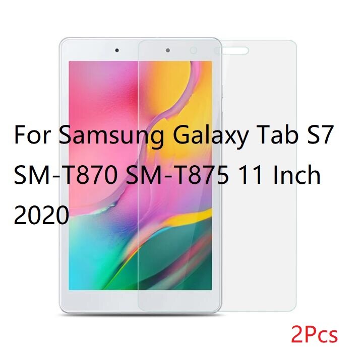 Tablet Schutz Glas Bildschirm Für Samsung Galaxy Tab S3 S4 S5e T720 S6 lite 10,4 P610 T860 S7 Plus 11 12,4 T870 T970 Glas Film: Tab S7 T870 T875