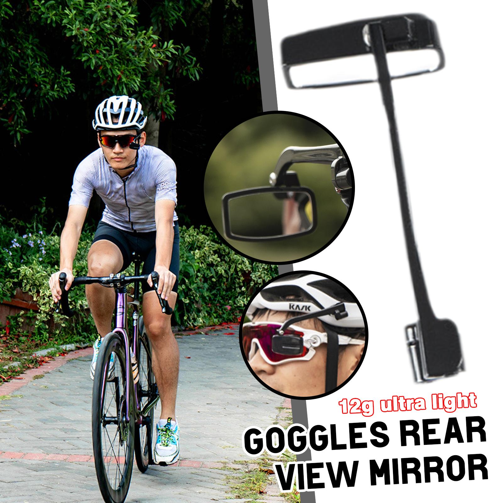 Gafas de ciclismo para bicicleta, espejo retrovisor, casco retrovisor, gafas ajustables, montaje 360 Gogg F8a2