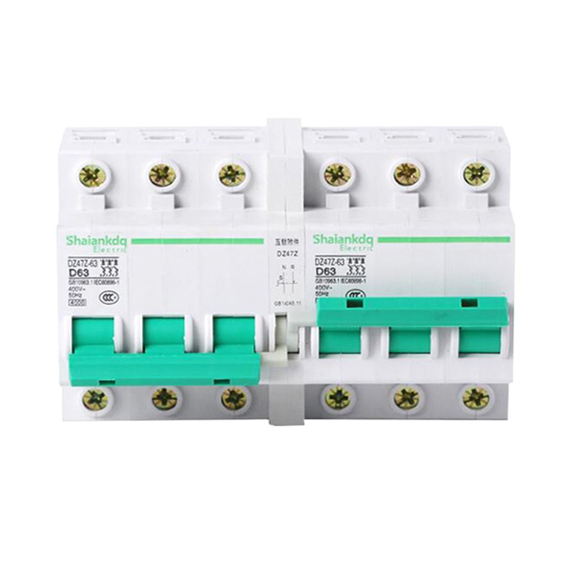 3 phase 3 wire 380V dual power transfer switch (micro dual power) interlocked manual (automatic) conversion