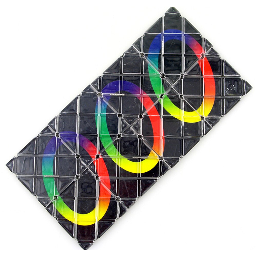 Cube Puzzle Lingao 8 Panels Folding Puzzle Cubes Twisty Cubo Classic Toys #40