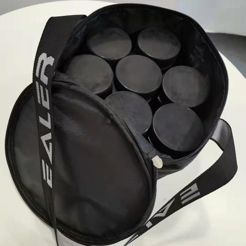 Ishockey sport puck bollar väska robust vacker kan åtminstone hålla 50 puck