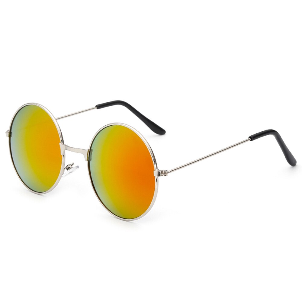 Nuevas Gafas de sol redondas para mujer, montura Retro dorada plateada negra, Gafas Unisex para hombre y mujer, Gafas de sol para hombre: Green