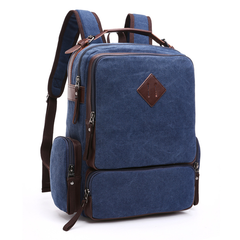 Herenrugzak Duurzaam canvas Herenrugzak Grote capaciteit Outdoorrugzak Casual reisrugzak Heren kantoor laptoptas kopen vanaf een prijs van 9.34