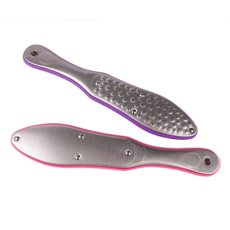 ELECOOL 5 unids/lote de acero inoxidable raspa callos de pies producto para eliminar la piel muerta pedicura para exfoliante Manual Lima de pie 26CM herramienta de cuidado del pie