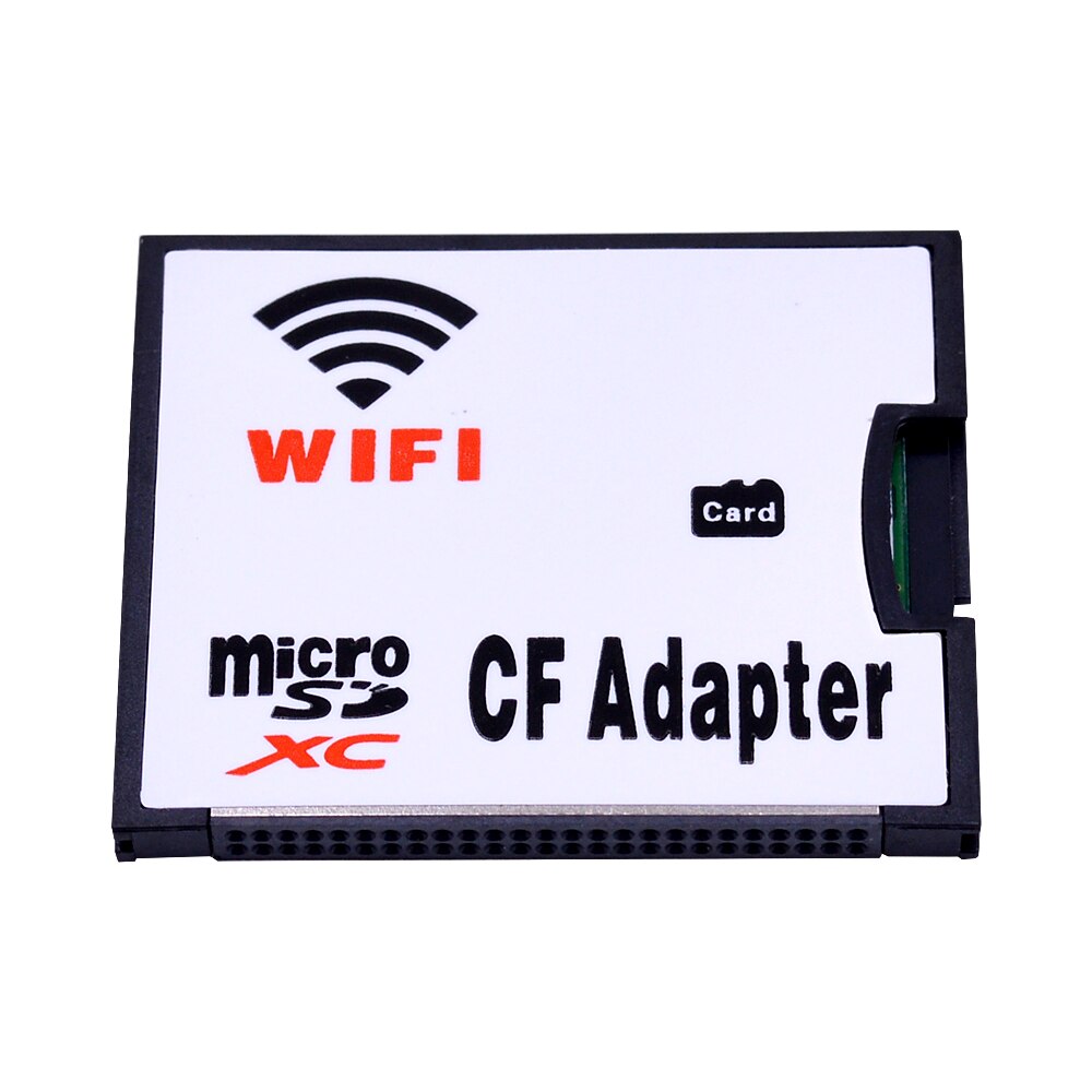 CHIPAL WIFI TF Micro SD to CF Adapter MicroSD Micro SDXC SDHC Type I Compact Flash Card Reader Converter for Digital Camera