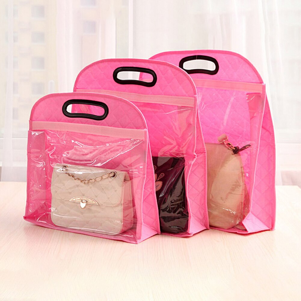 Handbag Dust Cover Leather Bag Protector Hanging Storage Pouch Closet Organizer